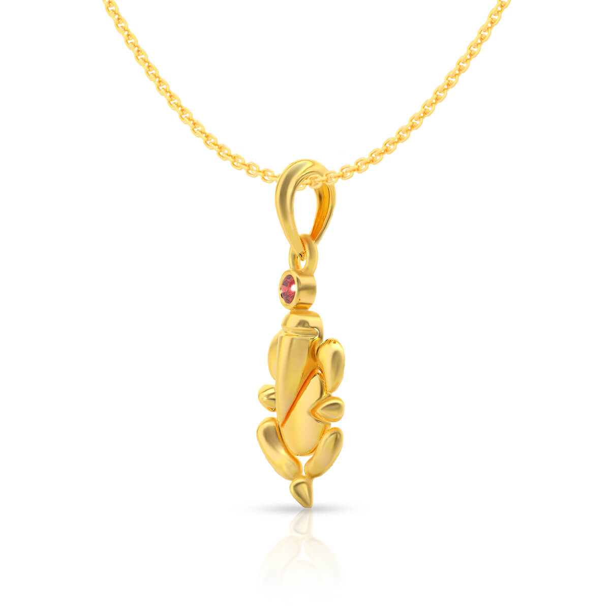 Divine Radiance 22K Gold Ganesha Pendant