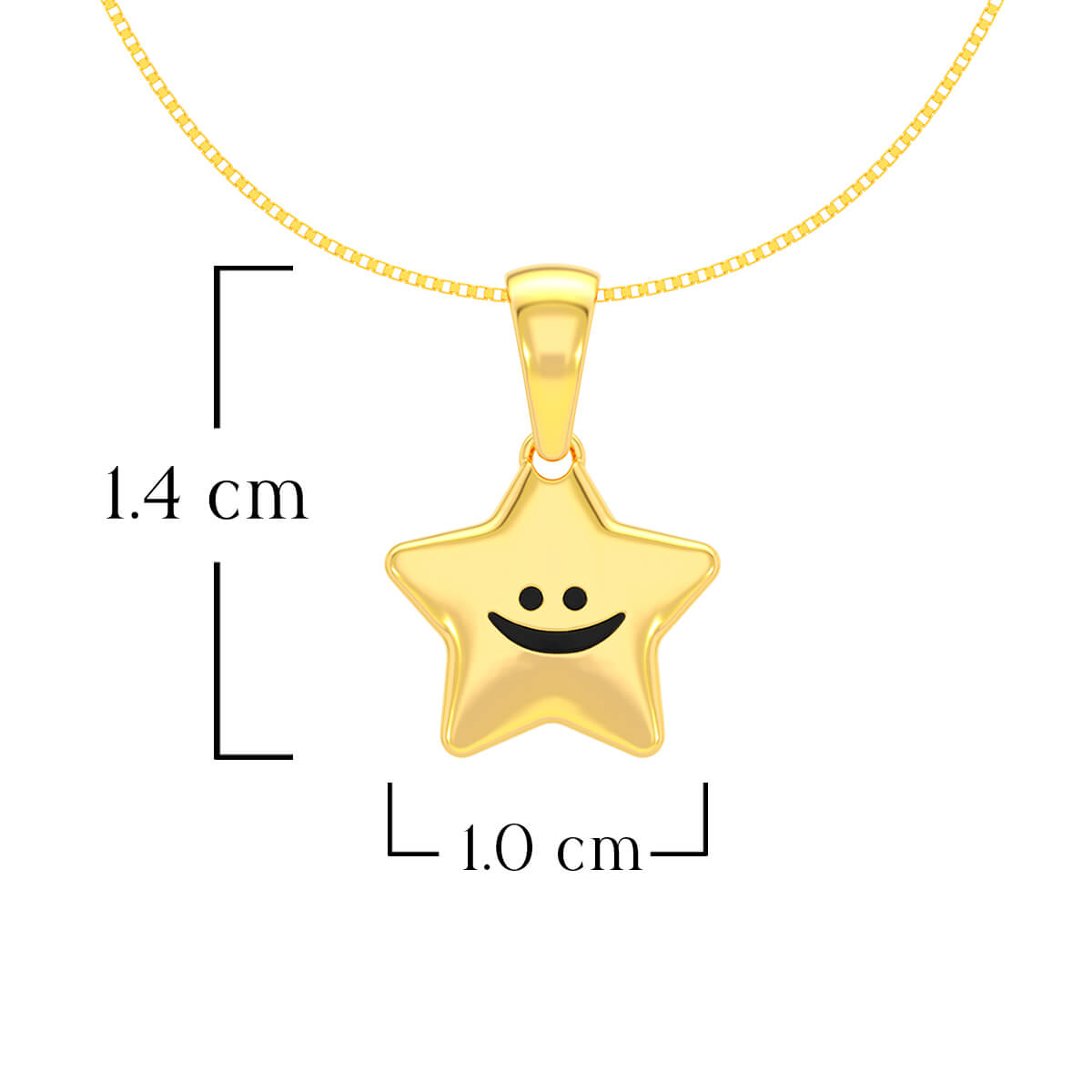 Cute Starfish 22K Gold Locket for Kids
