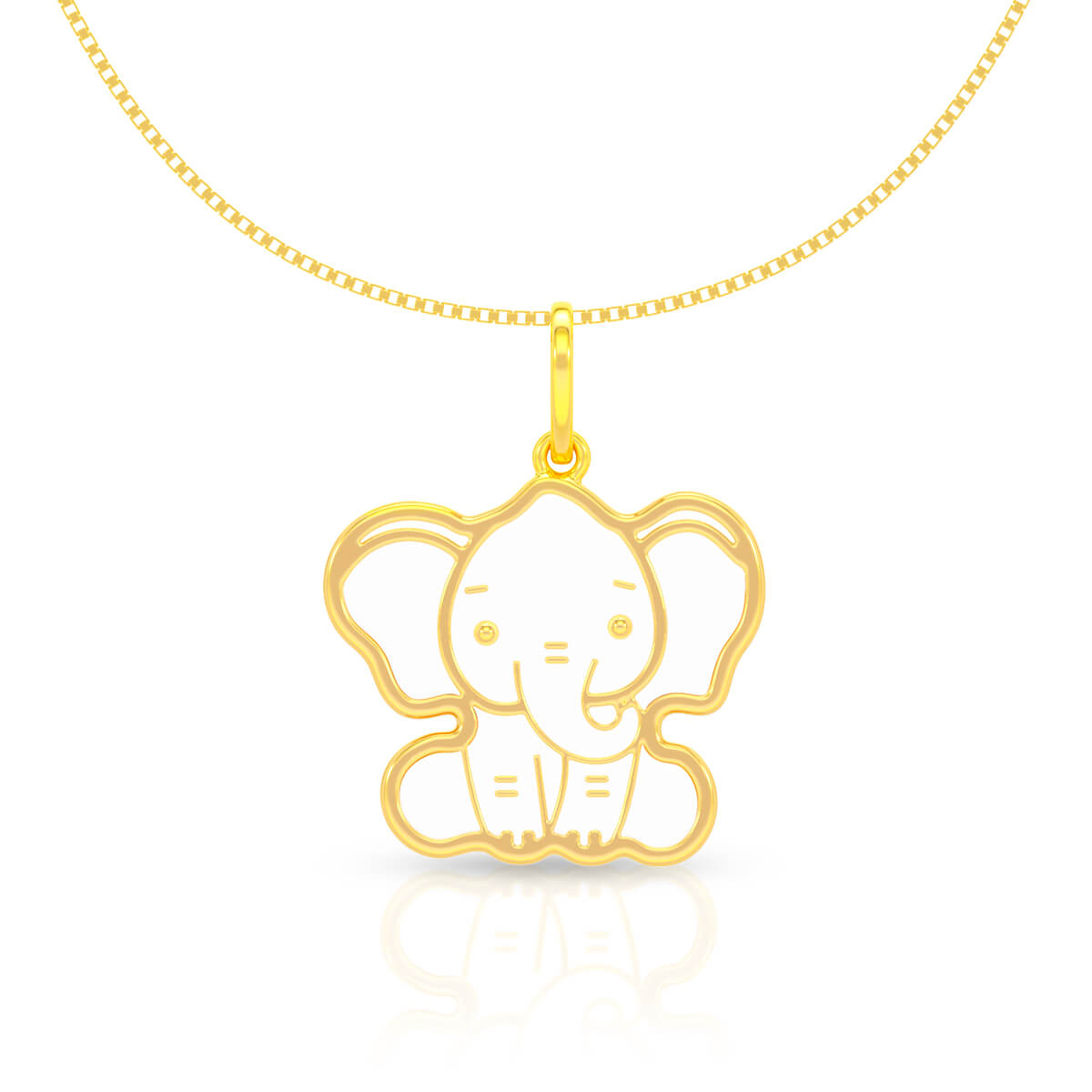 Cute Jumbo 22K Gold Locket for Kids