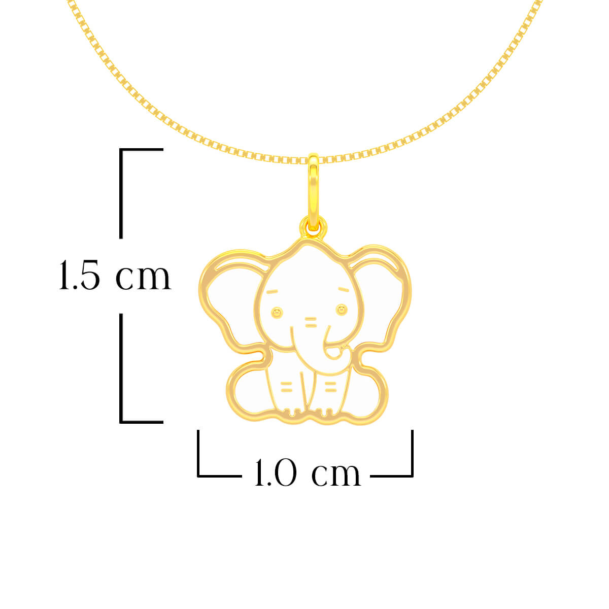 Cute Jumbo 22K Gold Locket for Kids