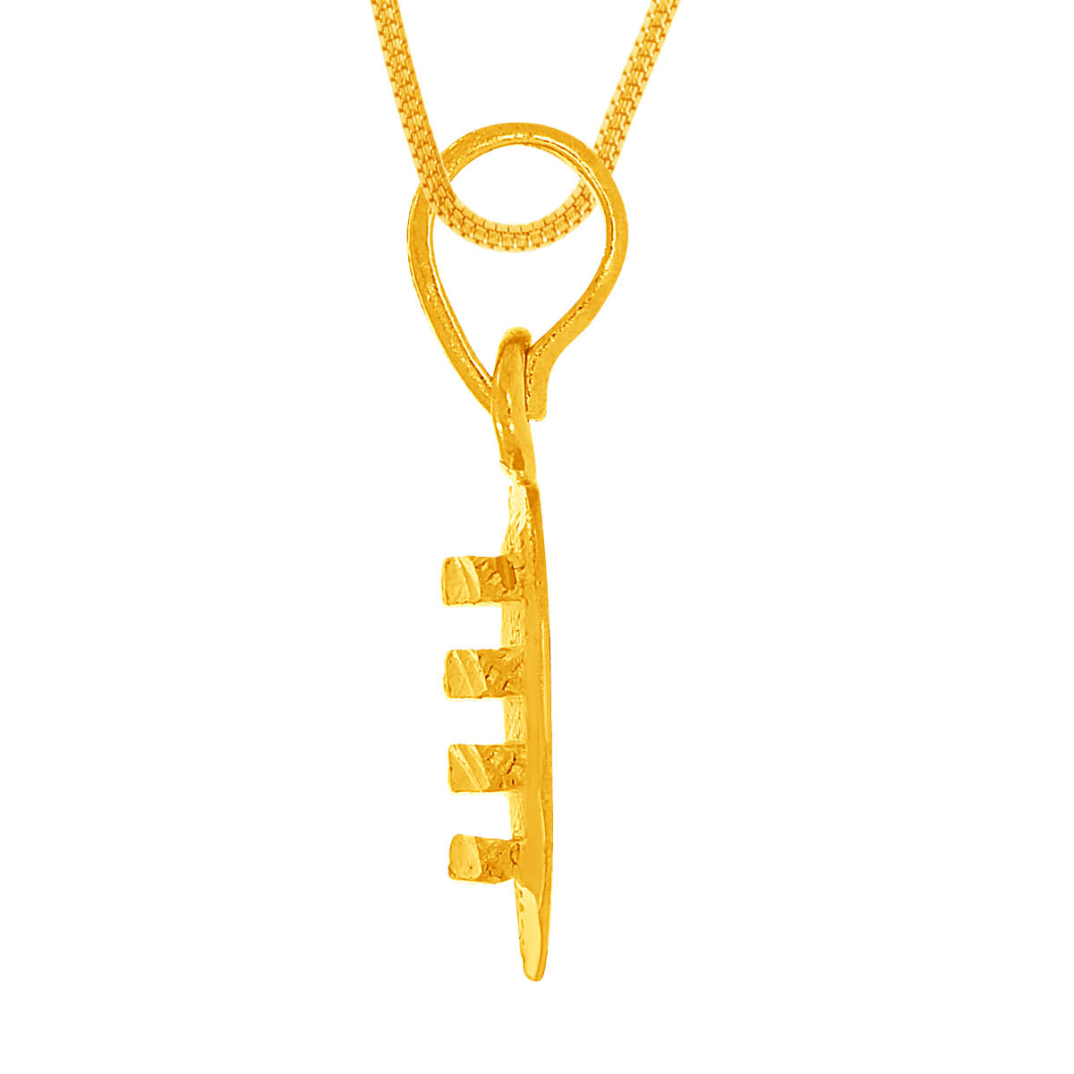 Radiant Gold Heart Pendant