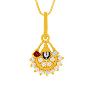 Celestial Radiance Lord Venkateswara 22K Gold Pendant