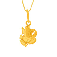 Elegant Aura Lord Ganesha Gold Pendant 22K