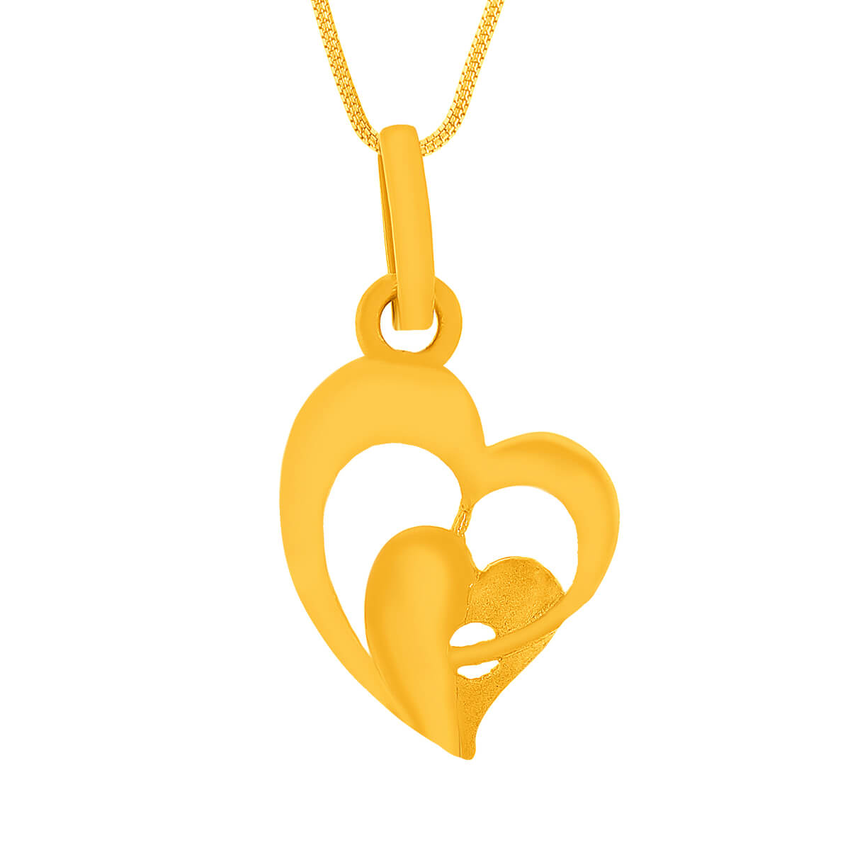 Glorious Gold Heart Pendant