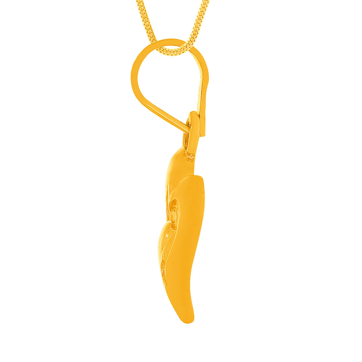 Glorious Gold Heart Pendant