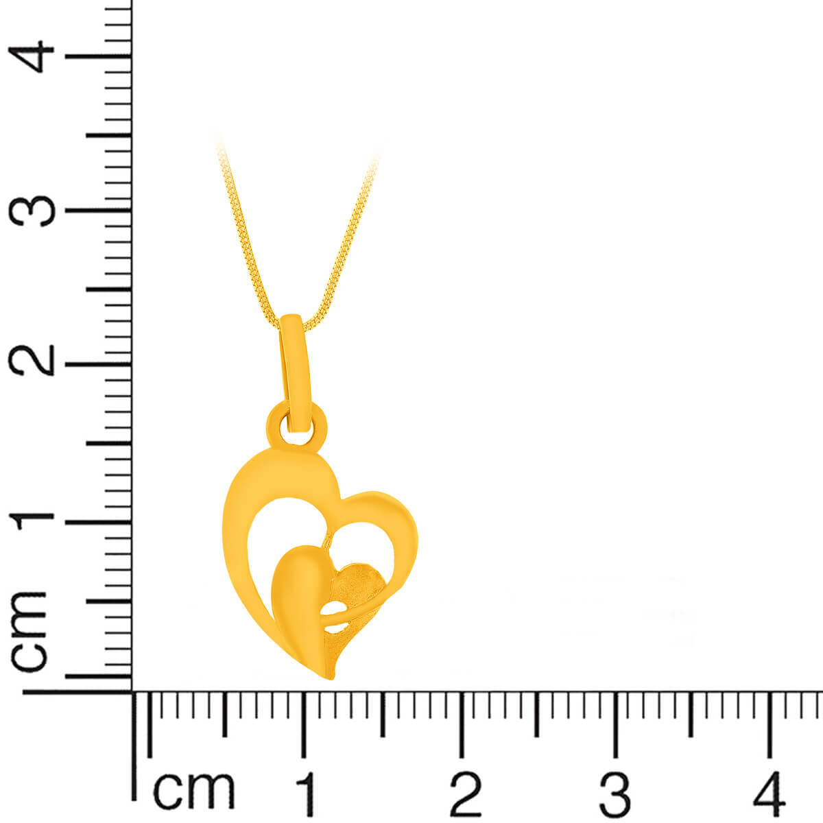 Glorious Gold Heart Pendant