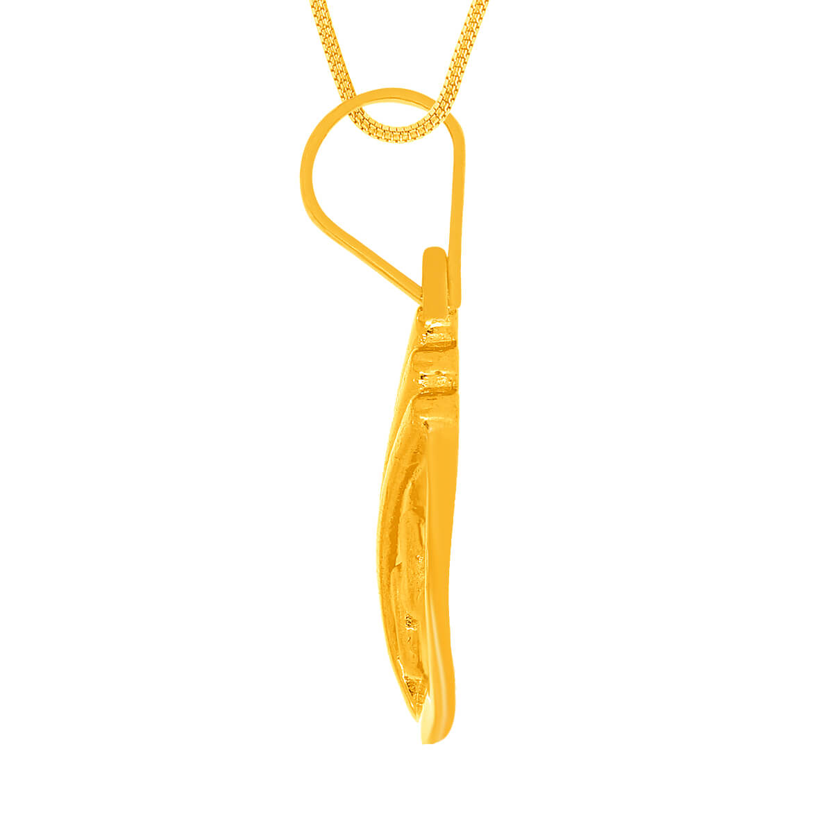 Enigmatic Marvel Gold Pendant