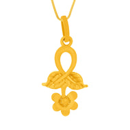Marvelous Flora Gold Pendant