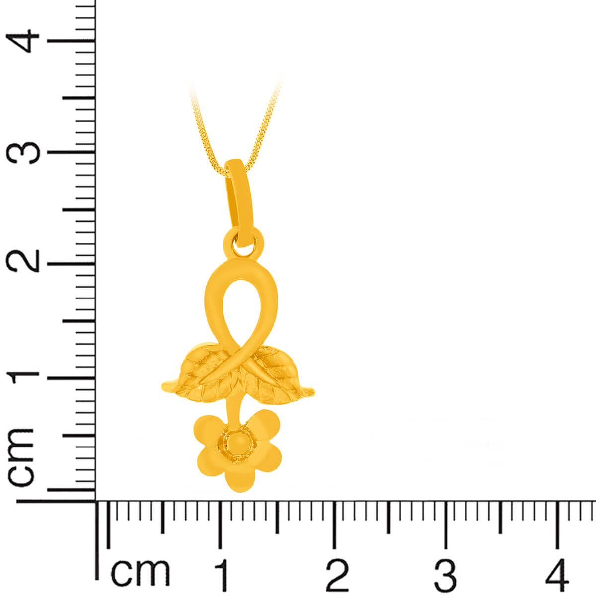 Marvelous Flora Gold Pendant