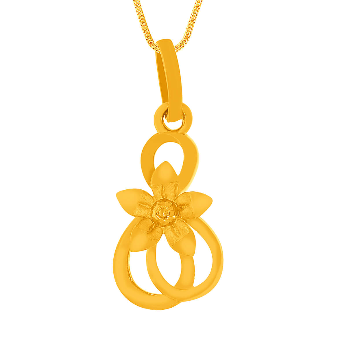 Delightful Flora Gold Pendant