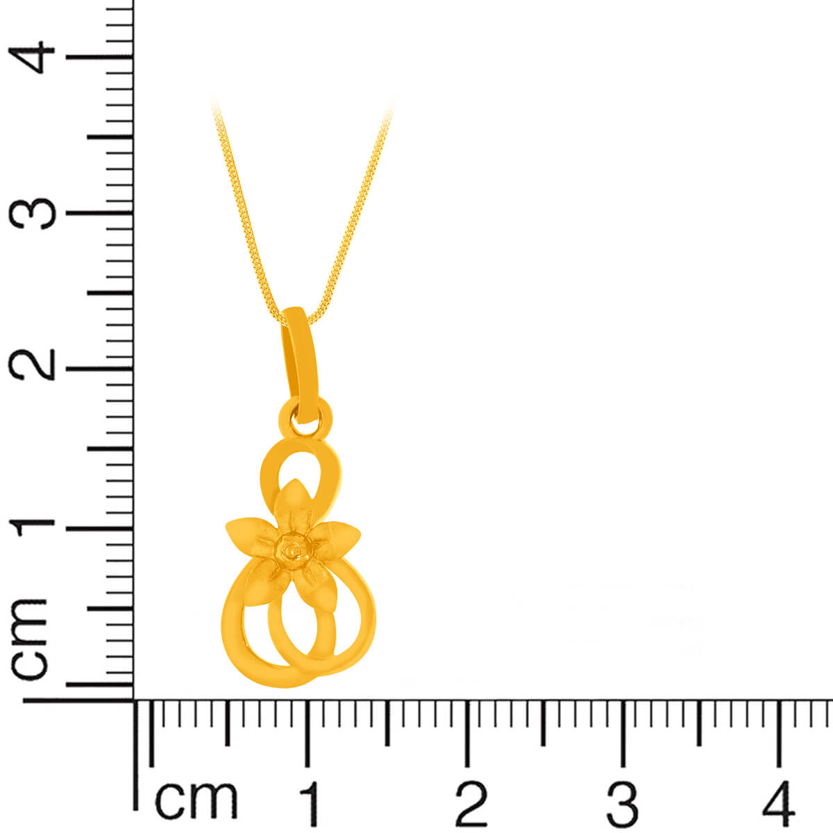 Delightful Flora Gold Pendant