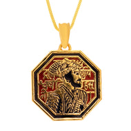 Royal Radiance Shivaji Maharaj Gold Pendant