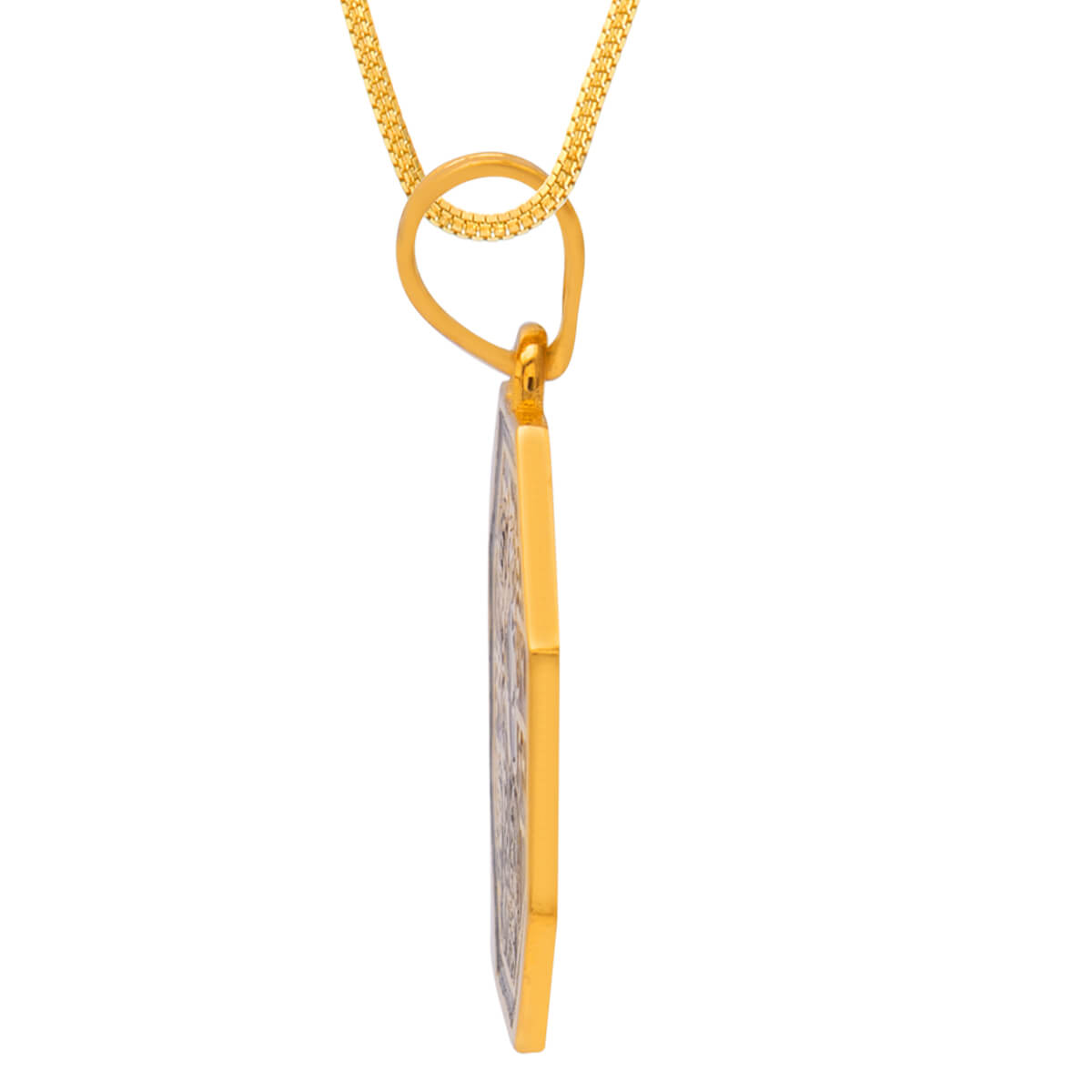 Royal Radiance Shivaji Maharaj Gold Pendant