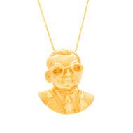 Gleaming Dr Babasaheb Ambedkar 22K Gold Pendant