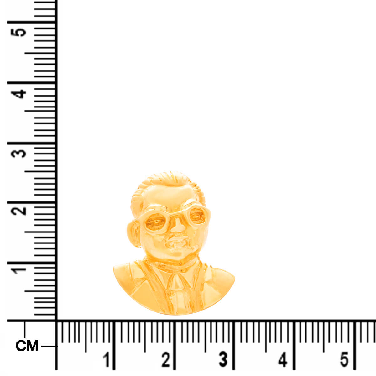 Gleaming Dr Babasaheb Ambedkar 22K Gold Pendant