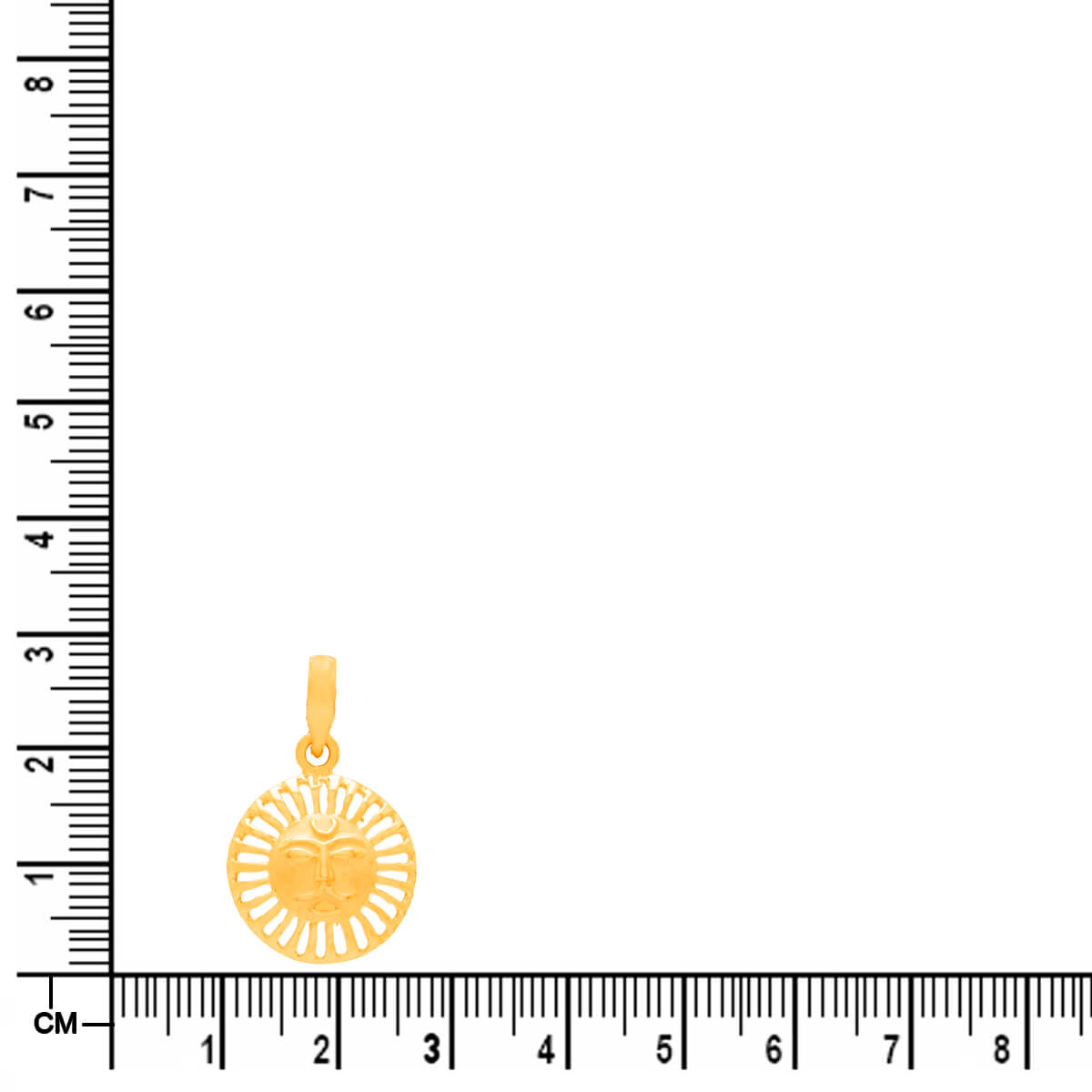 Solar Radiance Gold Pendant