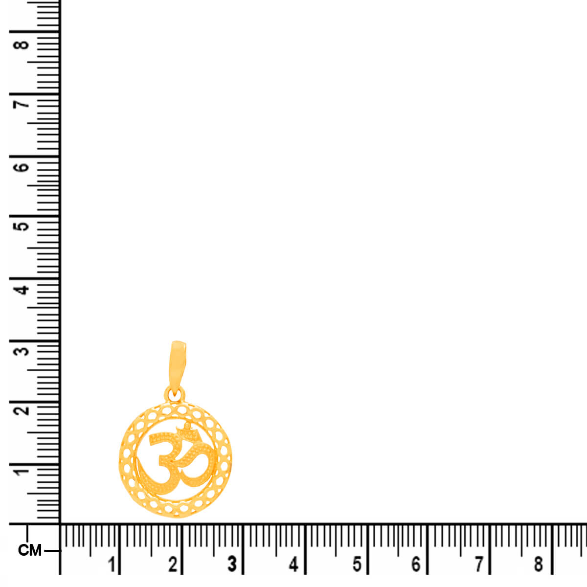 Divine Spark OM 22K Gold Pendant
