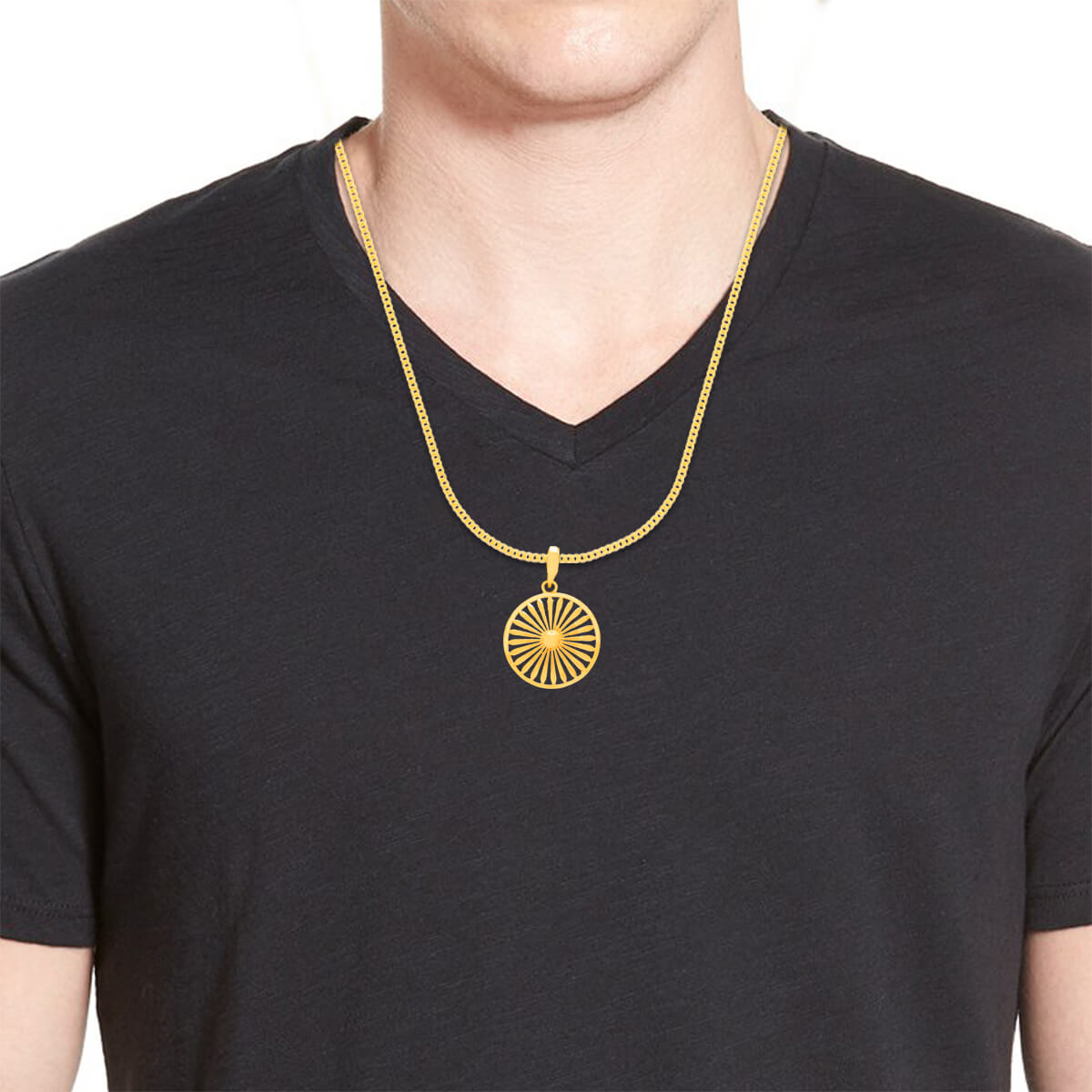 Charming Sunshine Gold Pendant