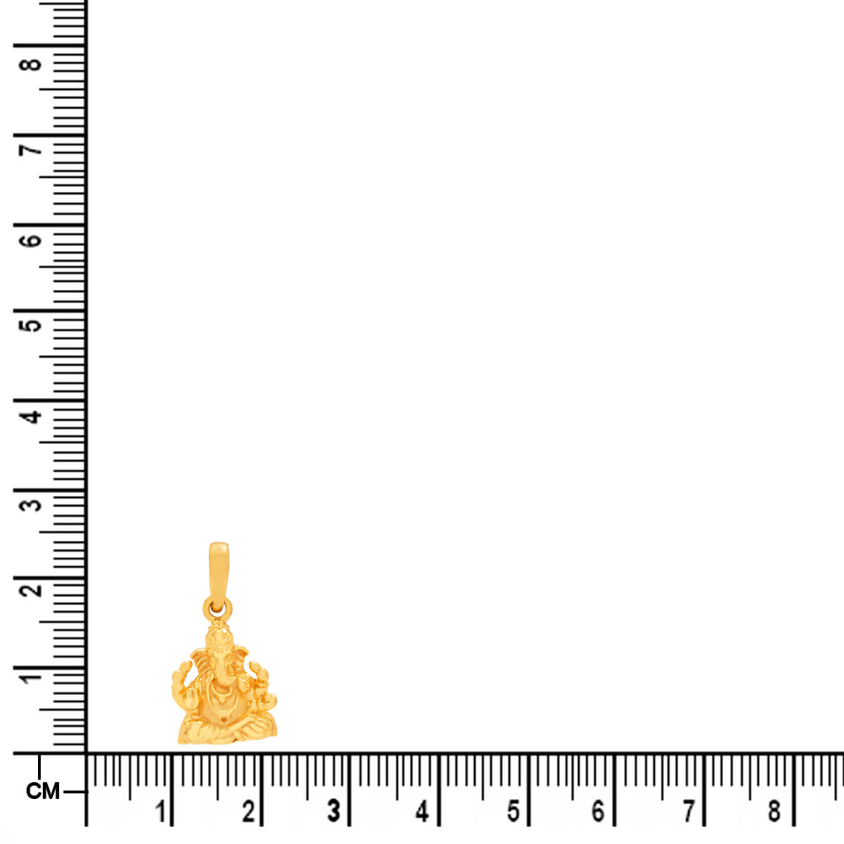 Magnificient Lord Ganesha 22K Gold Pendant