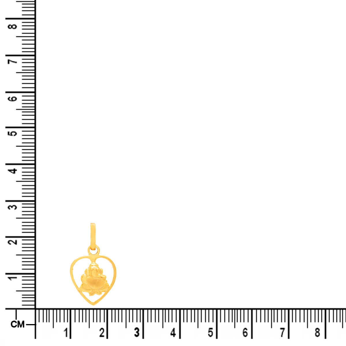 Devotional Grace Lord Ganesha Pendant in 22K Gold