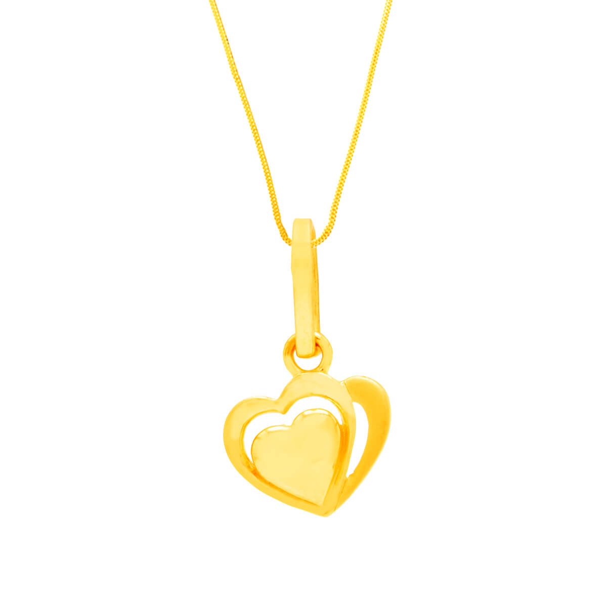 Pure Radiance Gold Heart Pendant