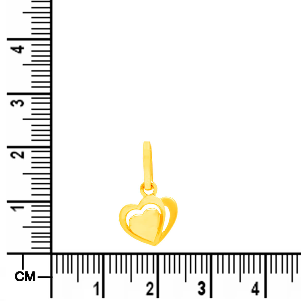 Pure Radiance Gold Heart Pendant
