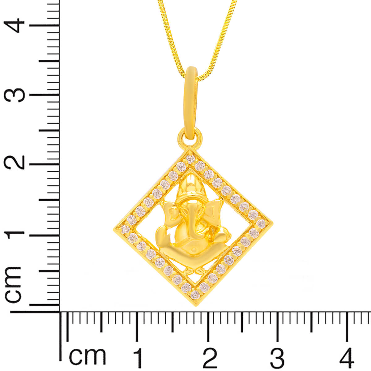 Dazzling Holiness Lord Ganesha Gold Pendant 22K