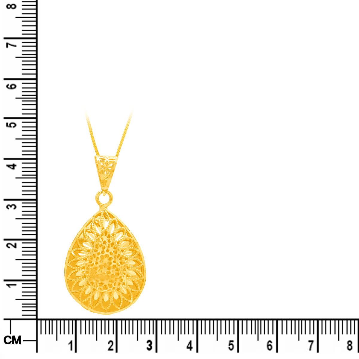 Gold Dew Elegance Gold Pendant