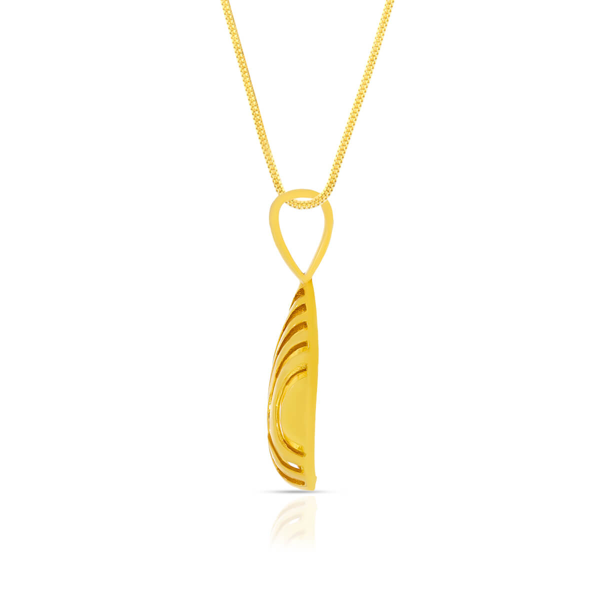 Dew Drop Charm Gold Pendant