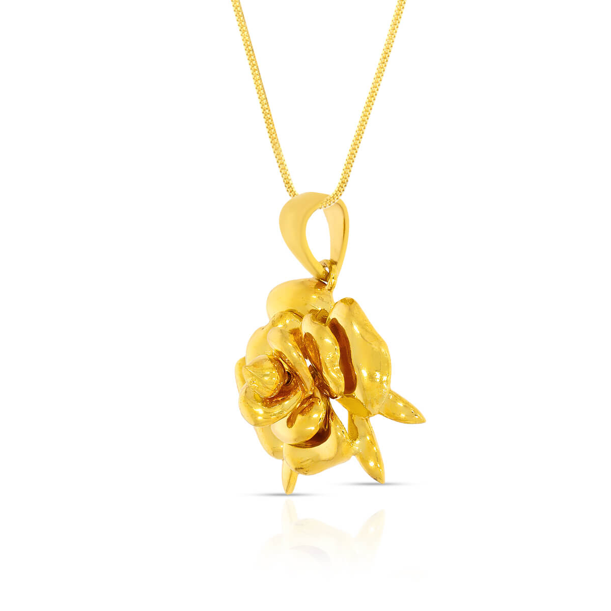 Golden Rose Pendant Gold Pendant