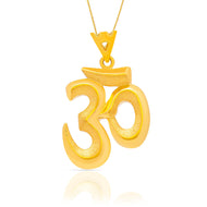 22K Holy OM Gold Pendant