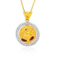 Vibrant Holiness Lord Ganesha Gold Pendant 22K
