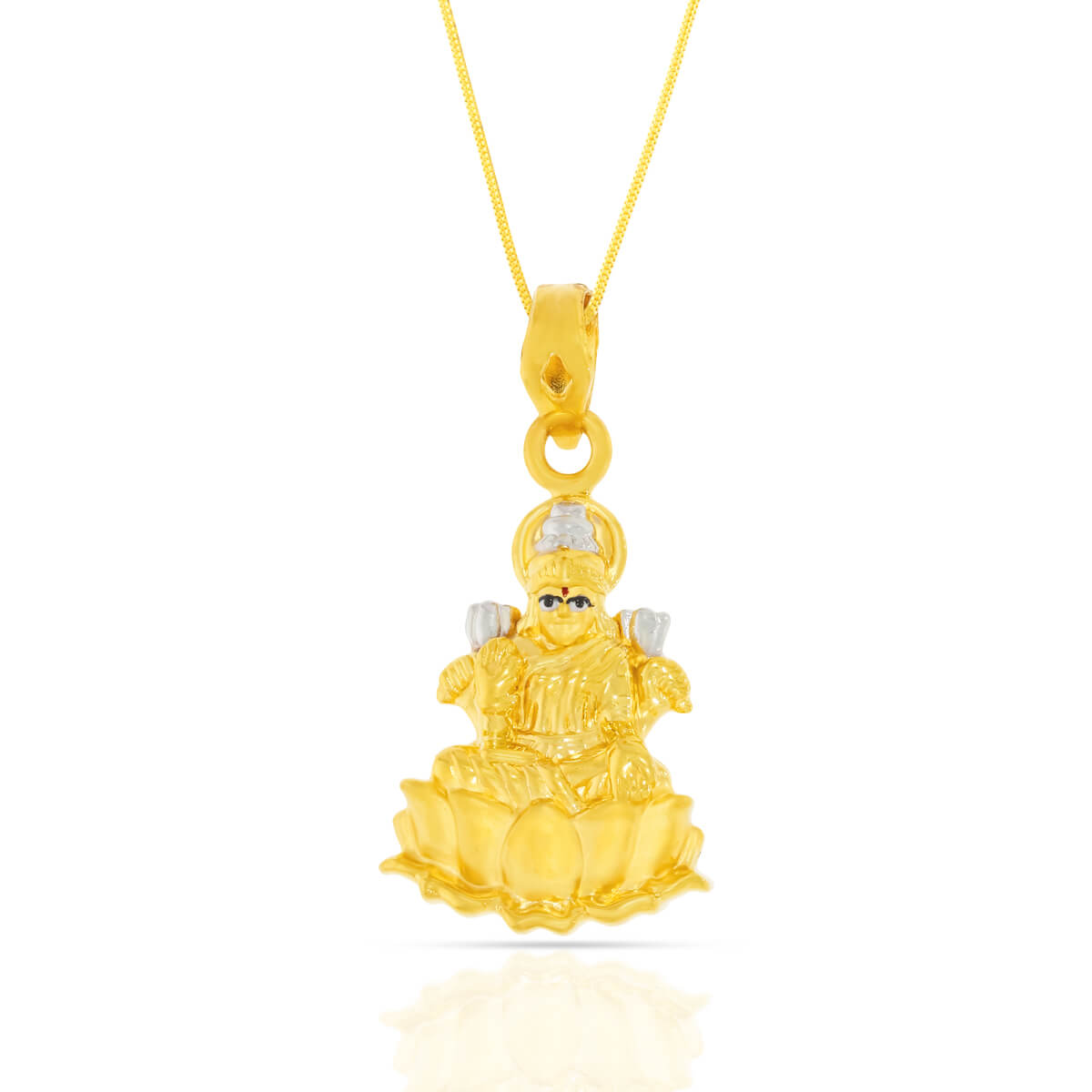 Radiant Divinity Ganesha Devavrata 22K Gold Pendant
