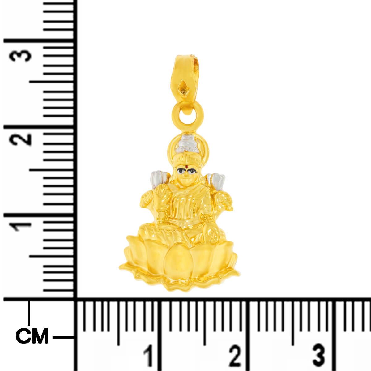 Radiant Divinity Ganesha Devavrata 22K Gold Pendant