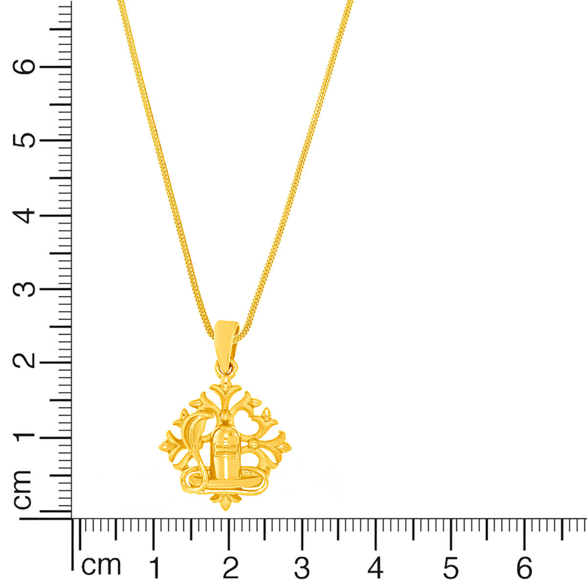 Majestic Grace God Shivling 22K Gold Locket