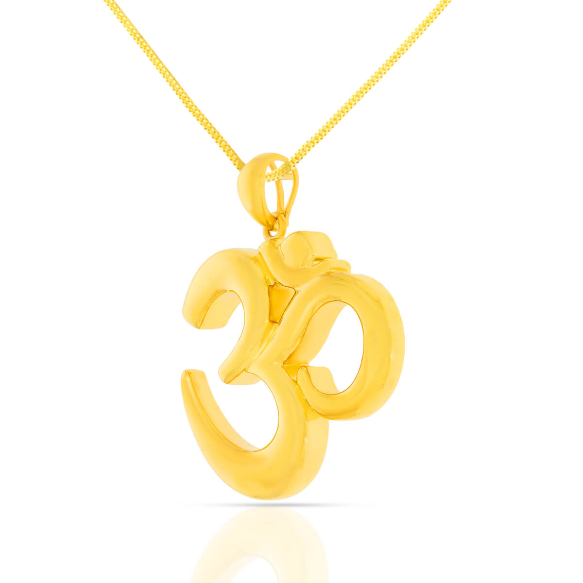 Blessed Glory OM 22K Gold Pendant