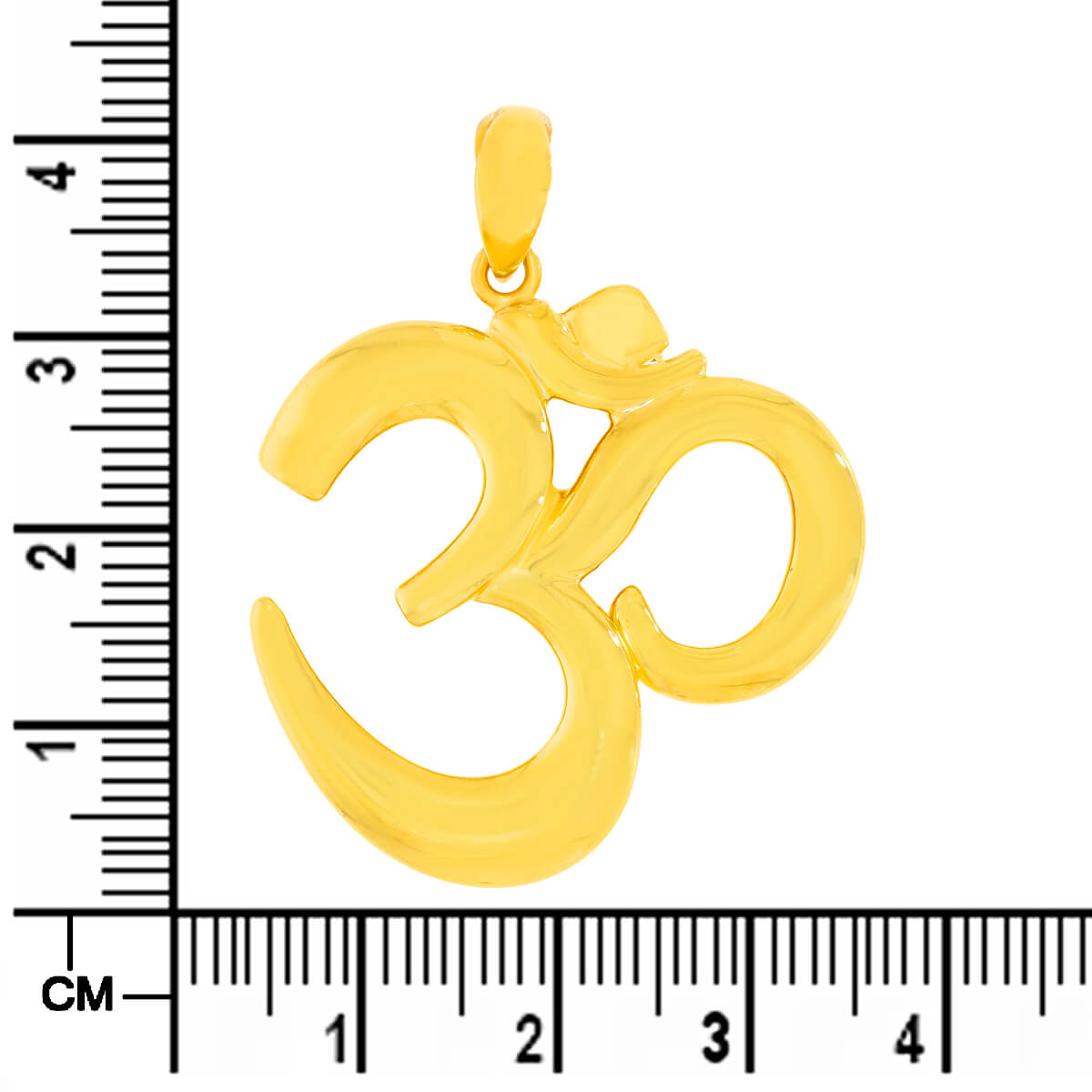 Blessed Glory OM 22K Gold Pendant