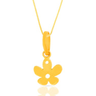 Warm Blossom Gold Pendant
