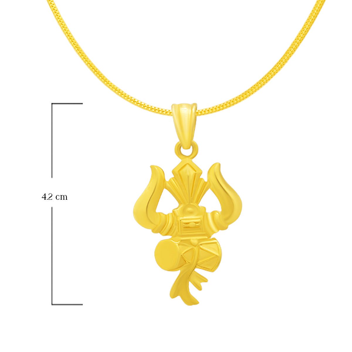 Divine Lord Shiva 22K Gold Religious Locket