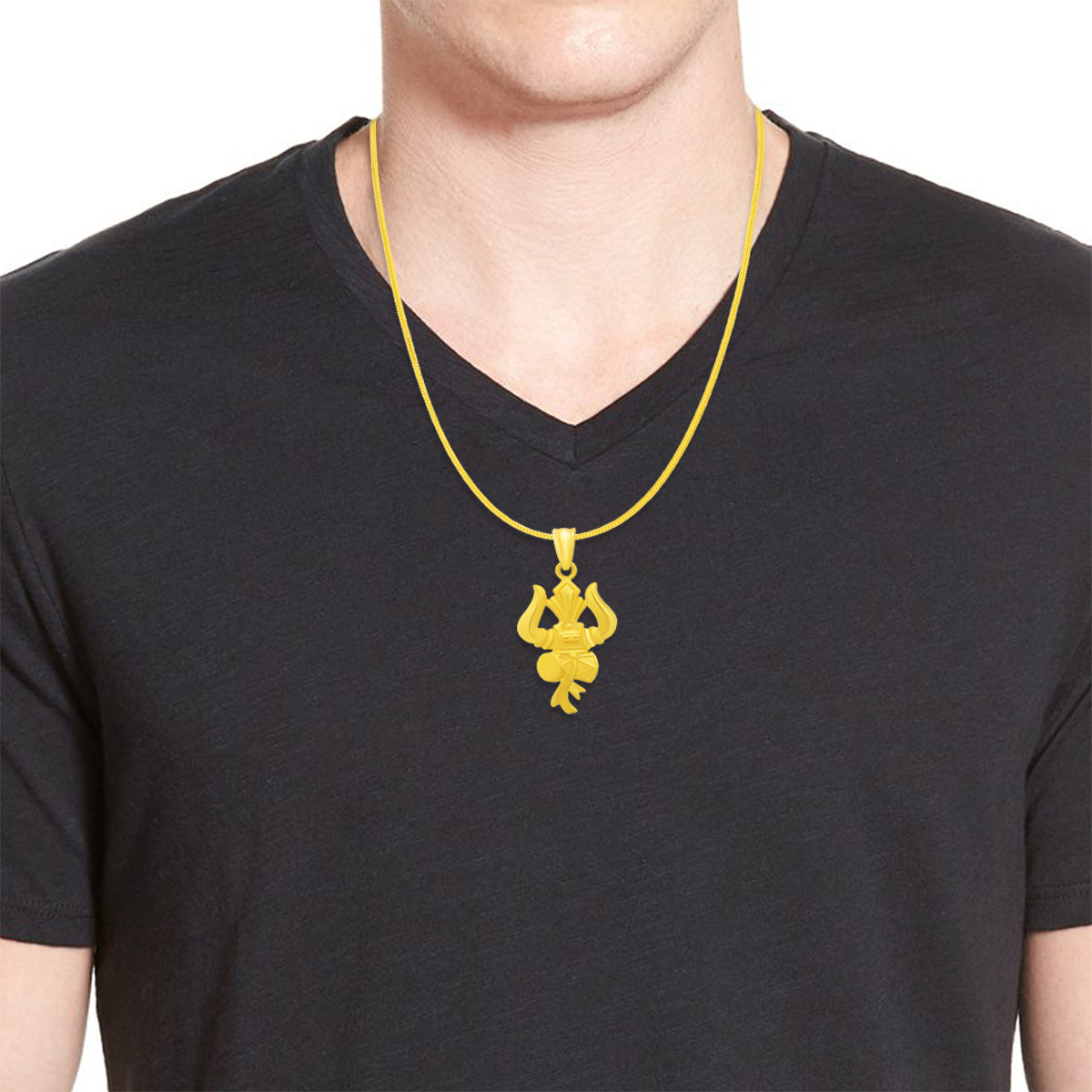 Divine Lord Shiva 22K Gold Religious Locket