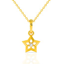 Radiant Star Gold Pendant