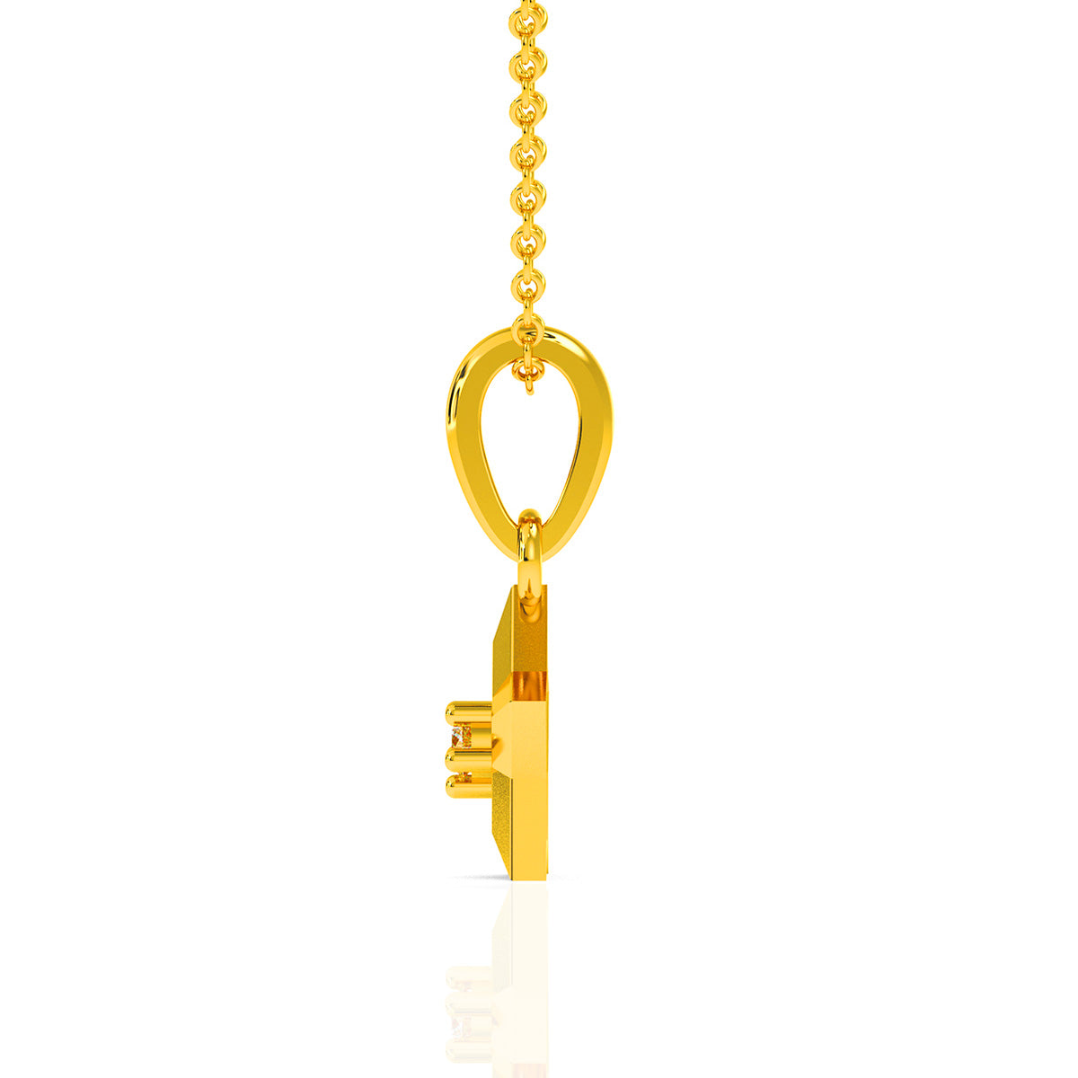 Radiant Star Gold Pendant