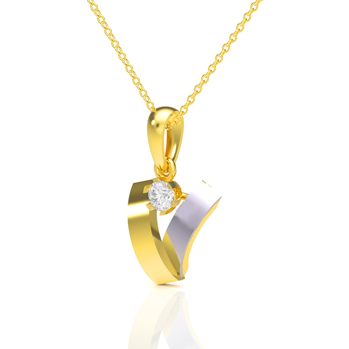 Pure Grace Gold Pendant