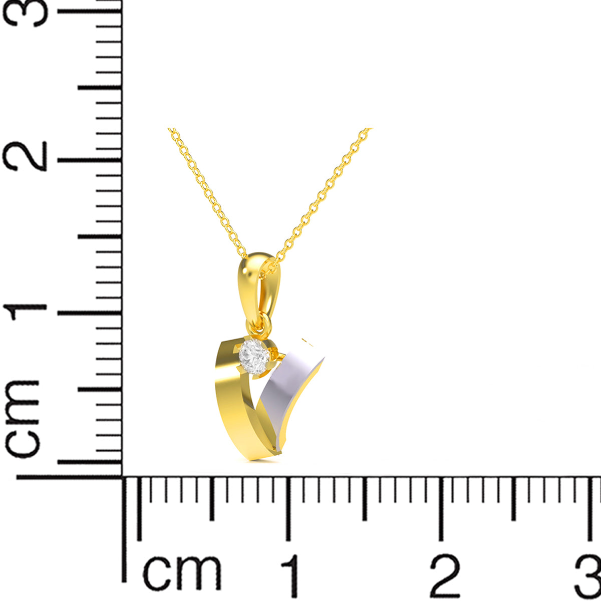 Pure Grace Gold Pendant