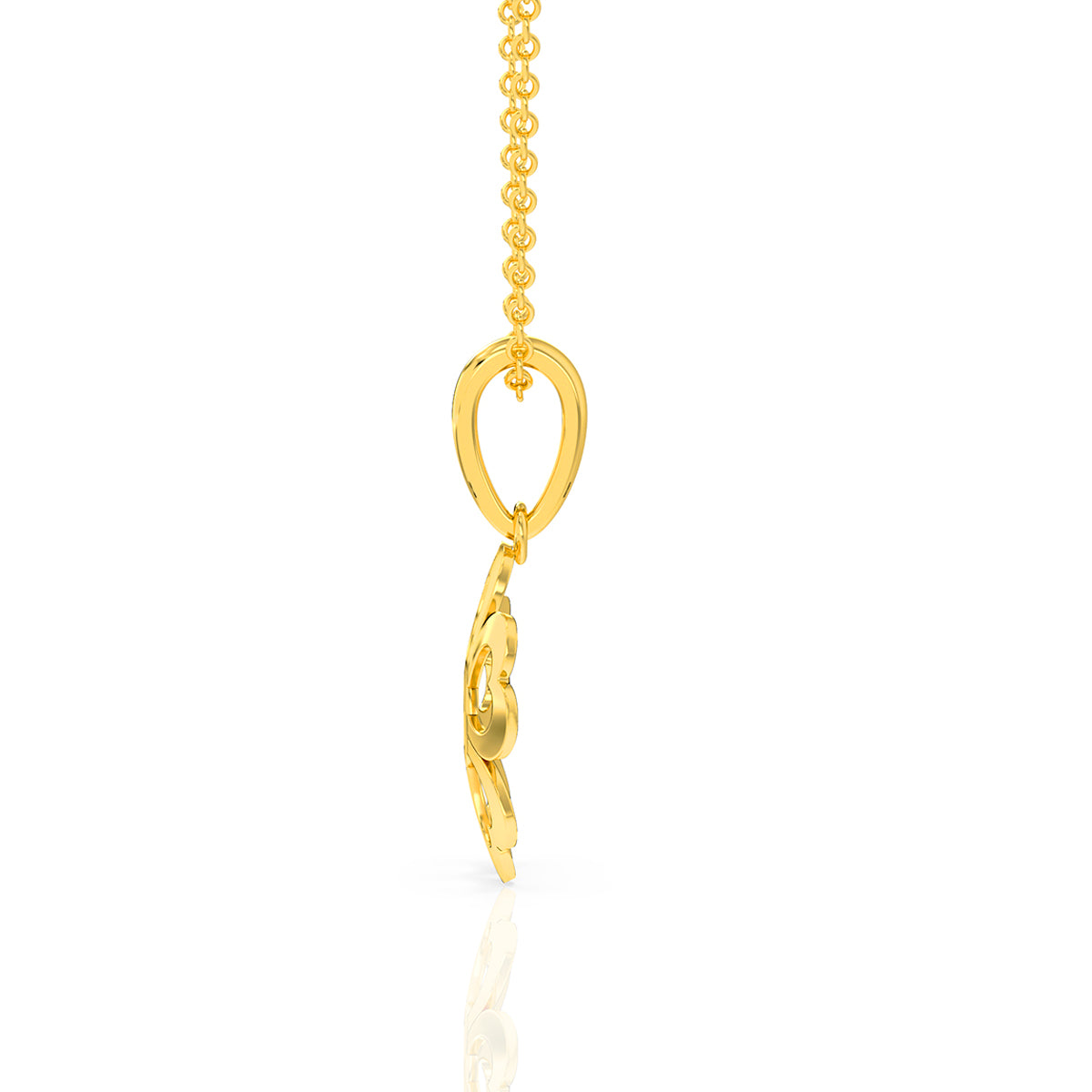 Whispers Of A Flower Gold Pendant