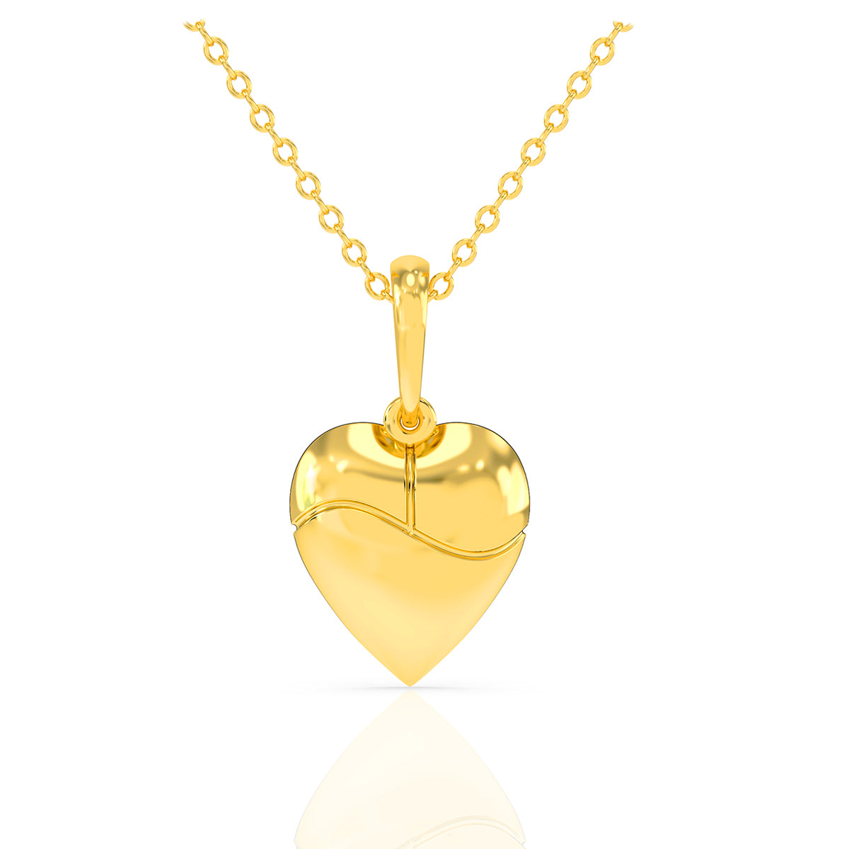 Little Heart Gold Pendant