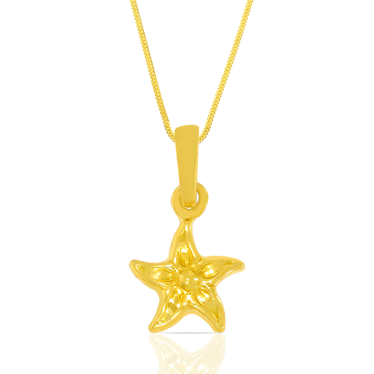 Twinkling Star Gold Pendant