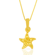 Twinkling Star Gold Pendant