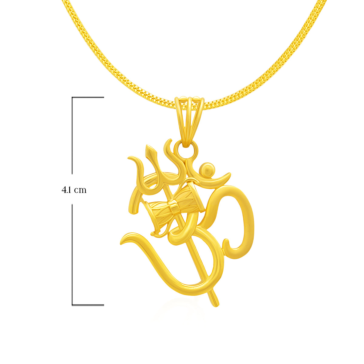 Holy Om-Shiva 22K Gold Religious Locket