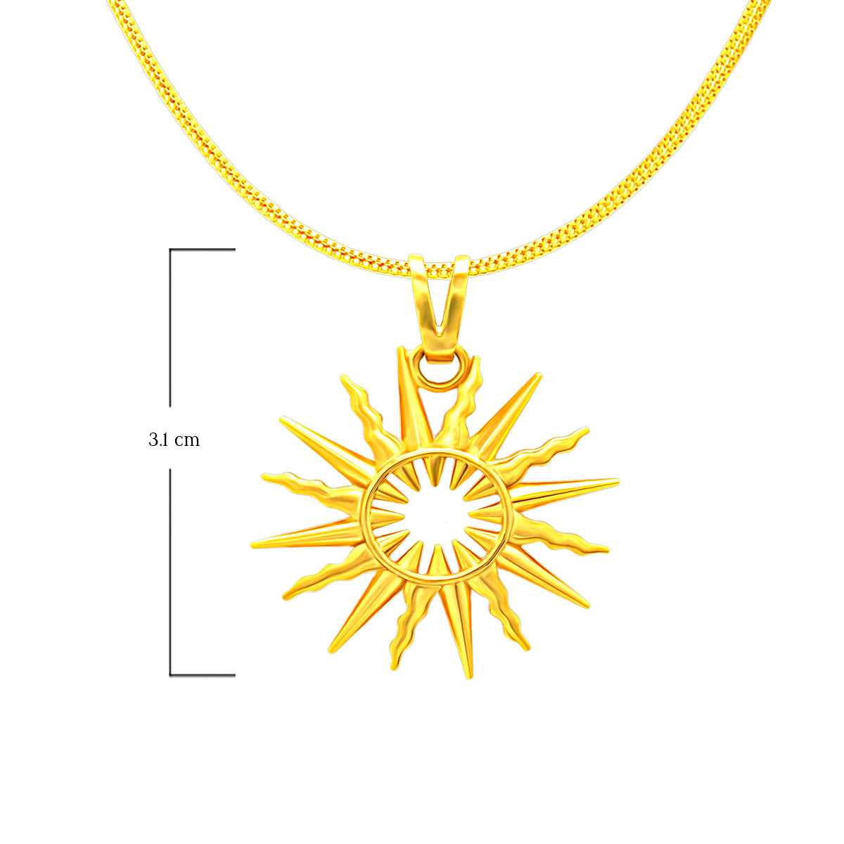 Divine Radiance 22K Gold Religious Locket